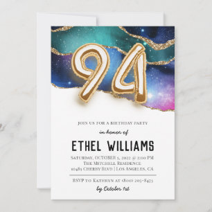 94th Birthday Party Invitation