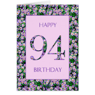 94th Birthday Purple Daisies