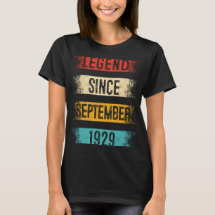 94th birthday Retro Vintage Legend Since September T-Shirt