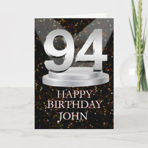 94th Birthday Spotlights Add A Name Card