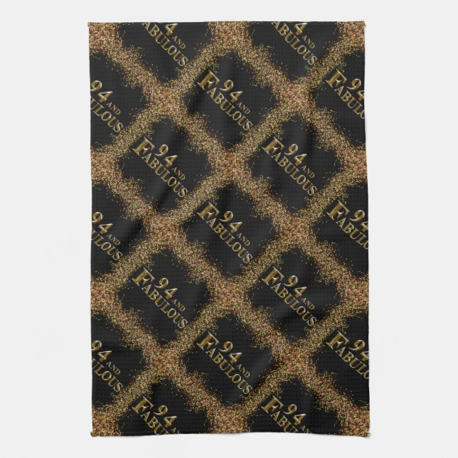 94th Birthday  Tea Towel (Vertical)