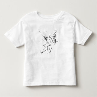 95 Black White Abstract Tribal Tattoo Art Toddler T-Shirt