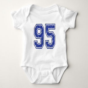 95 Custom Jersey Baby Bodysuit