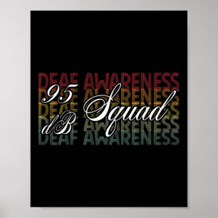 95 Db Squad Hand Sign Language Hearing Loss Awaren