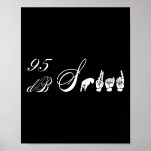 95 Db Squad Hand Sign Language Hearing Loss Awaren