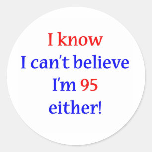 95 Either Classic Round Sticker