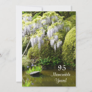 95 Memorable Years/Birthday Celebration-Nature Invitation
