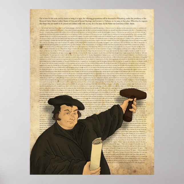 95 Theses Poster (Front)