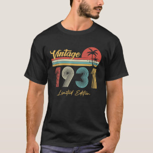 95 Year Old Vintage 1931 Limited Edition 95th T-Shirt