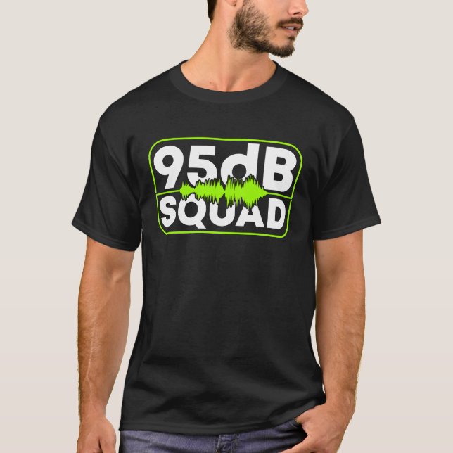 95db Squad ASL Awareness Hand Sign Language Deaf P T-Shirt (Front)