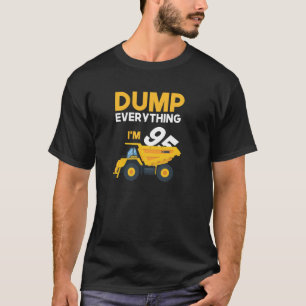 95th Birthday Construction Truck Dumper 95 Year Ol T-Shirt