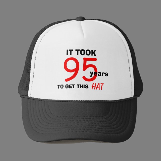 95th Birthday Gag Gifts Hat for Men (Creator Uploaded)