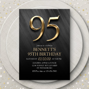 95th Birthday Invitation