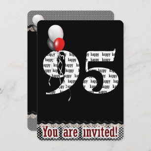 95th Birthday Invitation