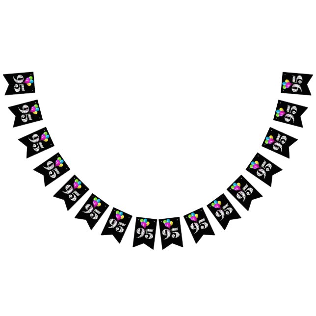 95th birthday party balloons bunting  (All)