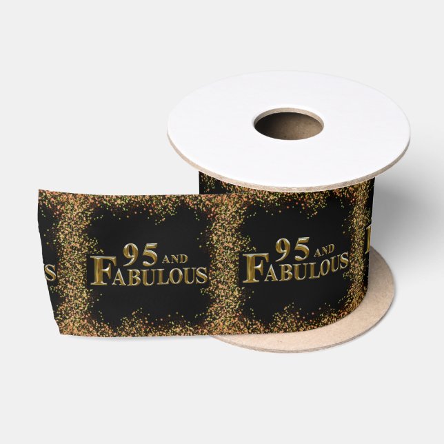 95th Birthday  Satin Ribbon (Spool)