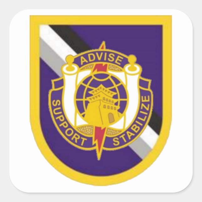 95TH CIVIL AFFAIRS BRIGADE FLASH/DUI STICKERS (Front)