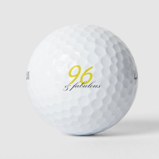96 & Fabulous Golf Balls (Front)