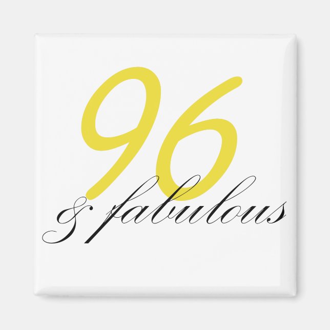 96 & Fabulous Magnet (Front)
