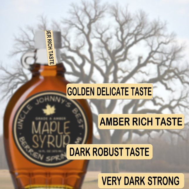 96 Tamper-Proof USDA Compliant Maple Syrup Grades (Creator Uploaded)