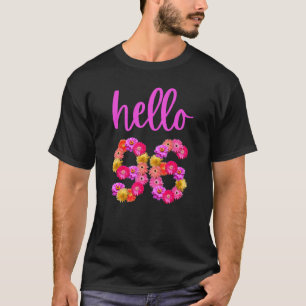 96 Year Old Birthday Flower Hello 96 Its My 96th B T-Shirt