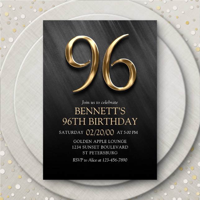 96th Birthday Invitation (Creator Uploaded)