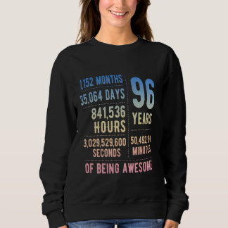 96th Birthday Men Women Funny 96 Years Old Sweatshirt