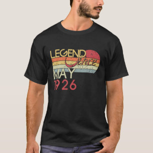 96Th Birthday My 96 Years Old Legend Since May 192 T-Shirt