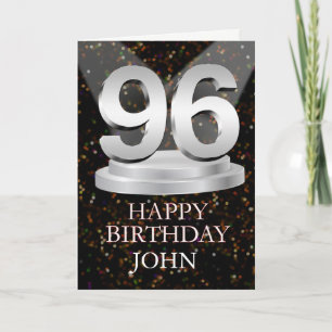 96th Birthday Spotlights Add A Name Card