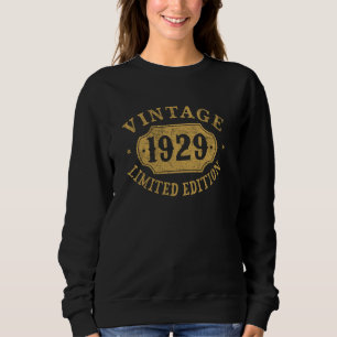 96th Birthday Women 96 Year Old Men Funny 1929 96 Sweatshirt