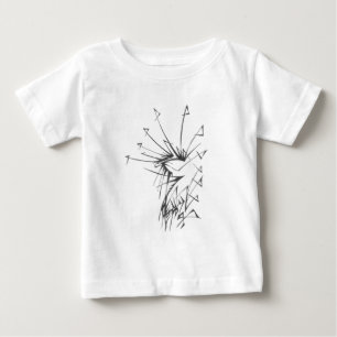 97 Black White Abstract Tribal Tattoo Art Baby T-Shirt