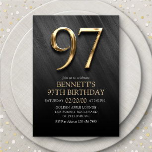 97th Birthday Invitation
