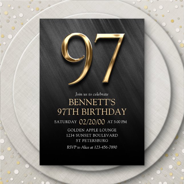 97th Birthday Invitation (Creator Uploaded)