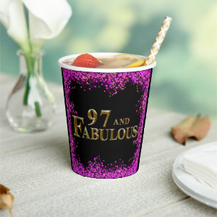 97th Birthday  Paper Cups