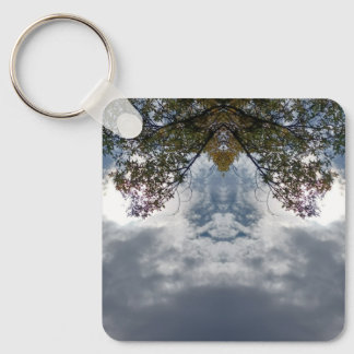 97Z Unique Colourful Abstract Nature Key Ring