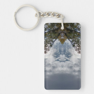 97Z Unique Colourful Abstract Nature Key Ring