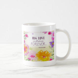 982.his love endures forever coffee mug
