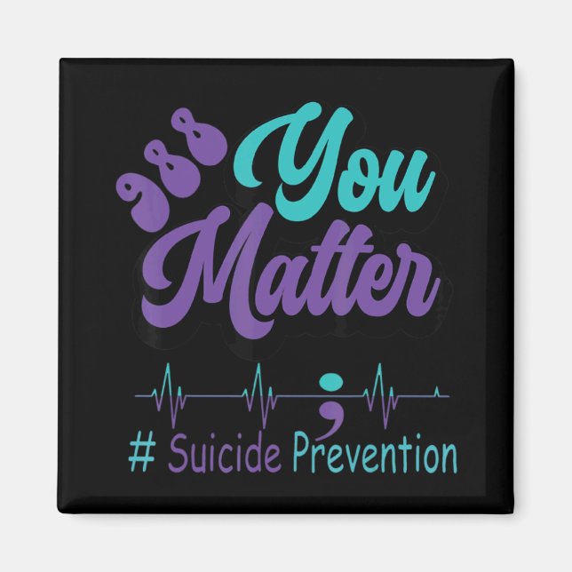 988 Linelife You National Suicide Preventio  Magnet (Front)
