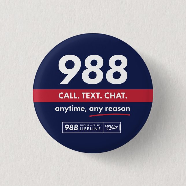 988 Logo Button (Front)