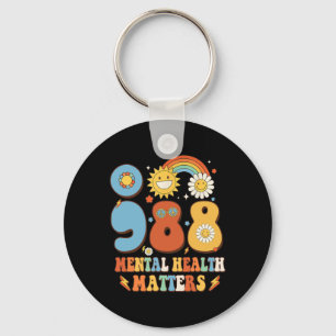 988 Mental Health Problems Suicide Prevention Awar Key Ring
