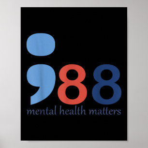 988 Mental Health S Human Brain Illness Awareness  Poster