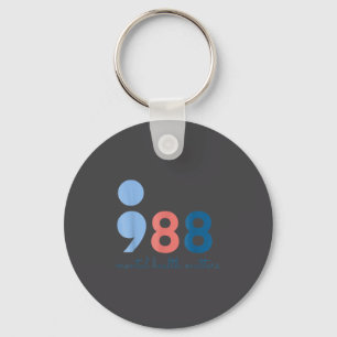988 Mental Health S Suicide Prevention Awareness M Key Ring