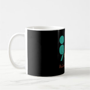 988 Semicolon Mental Health Problems Suicide Preve Coffee Mug