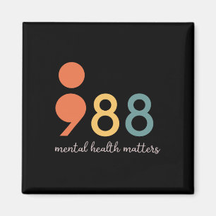 988 Semicolon Mental Health Problems Suicide Preve Magnet