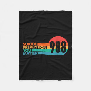 988 Shirt Suicide Prevention Lifeline 988 Awarenes Fleece Blanket