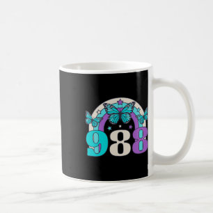 988 Suicide Prevention Awareness Mental Health Ret Coffee Mug