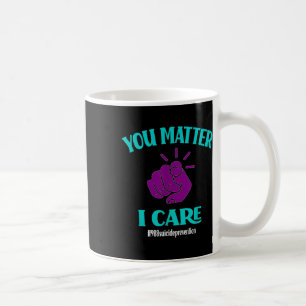 988 Suicide Prevention Awareness Semi-colon Mental Coffee Mug