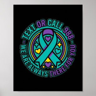 988 Suicide Prevention - Dear Person Behind Matter Poster