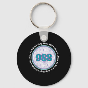 988 Suicide Prevention It's Okay To Ask For Help B Key Ring