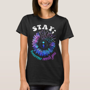 988 Suicide Prevention Stay Tomorrow Needs You Men T-Shirt